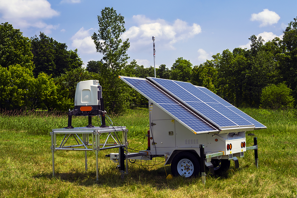 Lidar Power Trailer | Cold Climate, PV, Lithium, Diesel